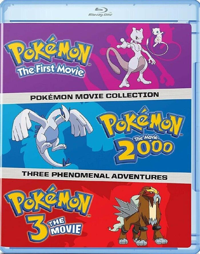 BLU-RAY Pokemon: The Movies 1-3 Collection (Blu-Ray) NEW
