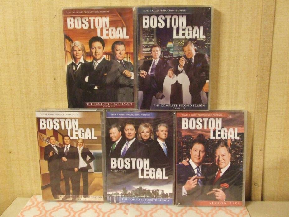 Boston Legal: The Complete Collection (DVD, 2017, 28-Disc Set, Canadian) NEW