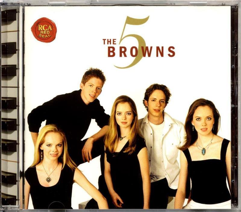 The Five Browns - The 5 Browns (CD/DVD DualDisc, 2005, BMG) LIKE NEW!