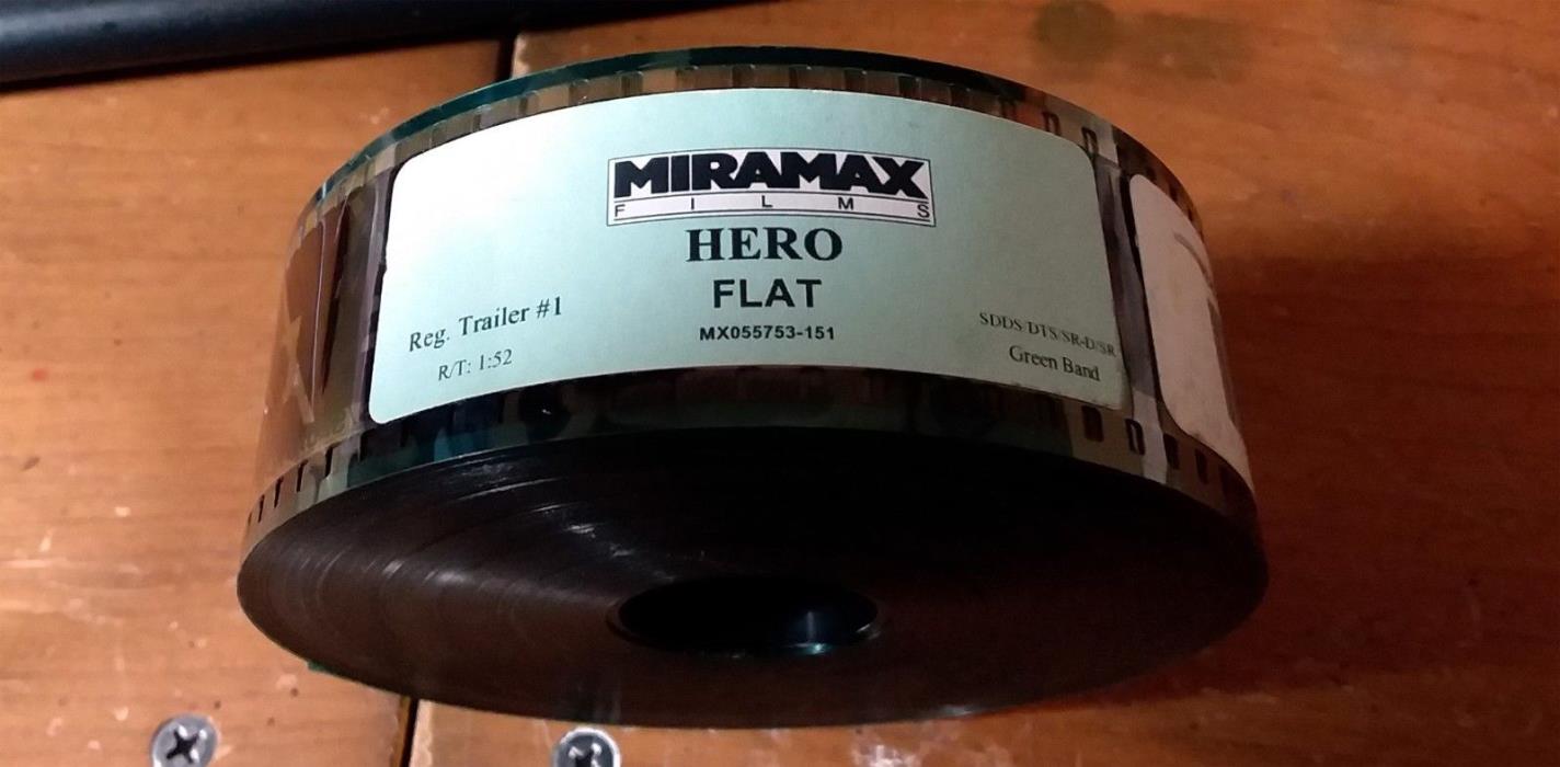 35mm Movie Trailer HERO Miramax Studios Jet Li 2004 (Flat)