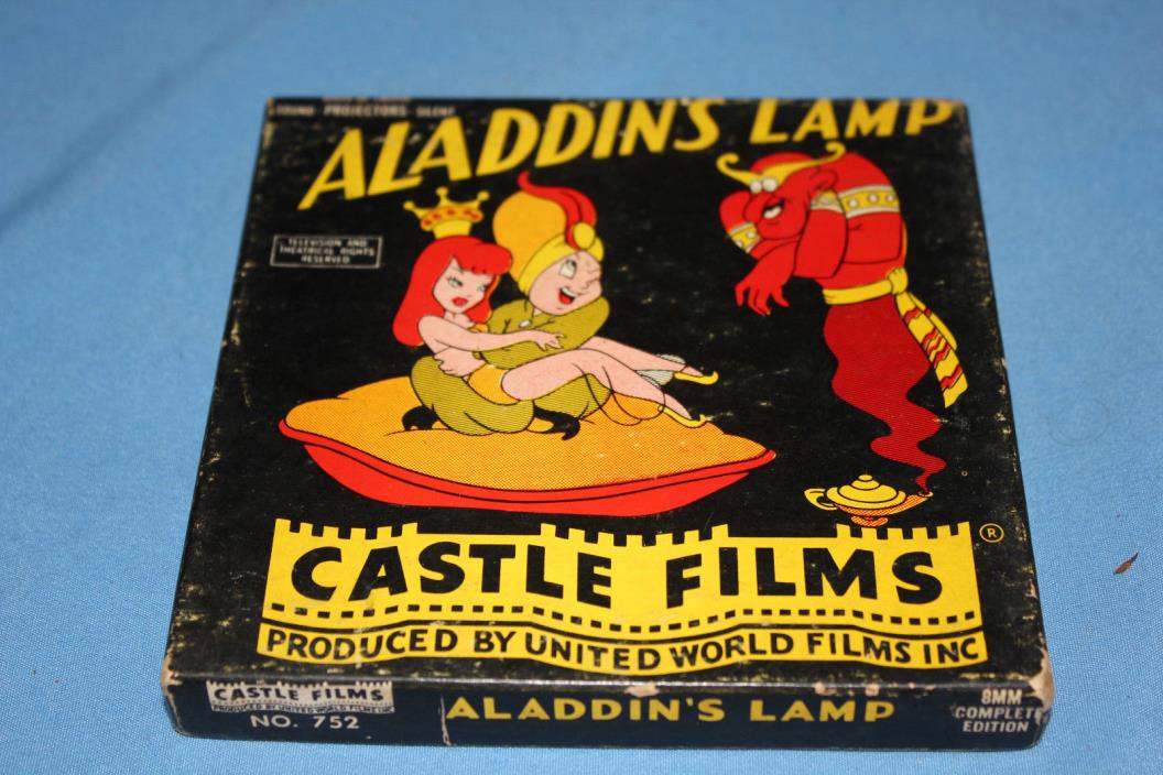 vintage CASTLE 8mm FILM: No.. 752 ALADDIN'S LAMP