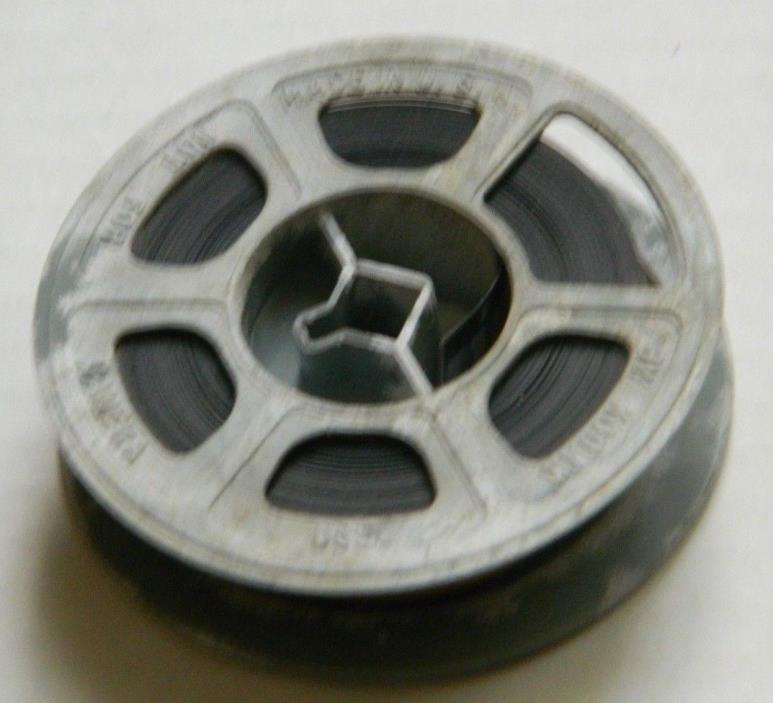 16 mm Film On Small Reel Half Full Could Be Airport Scene Equipment People USED