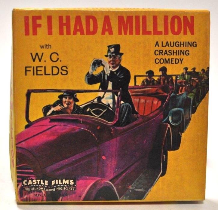 Super 8mm Sound Comedy Film - If I Had A Million with W. C. Fields Castle Films