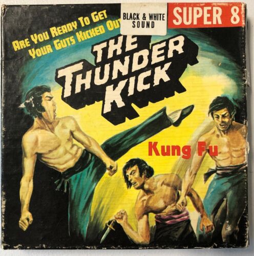 The Thunder Kick Super 8mm Home Movie 200’ Kung Fu Ken Films K10 B&W