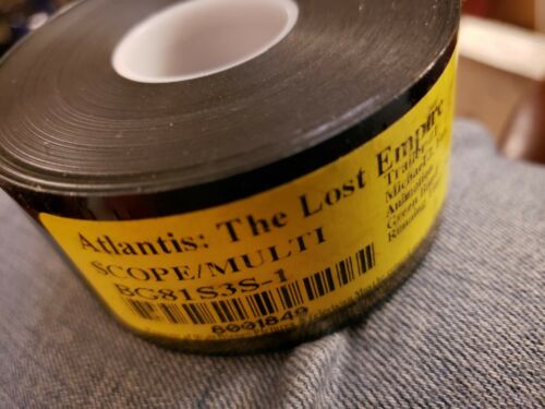 35mm film trailer Atlantis the Lost Empire Michael J Fox :56 Walt Disney BVPD