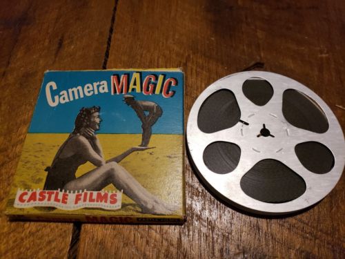 CAMERA MAGIC 8mm Cardboard Reel CASTLE FILMS MOVIE # 806