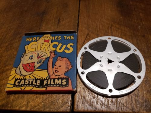 VINTAGE--8MM--CASTLE FILMS--HERE COMES THE CIRCUS