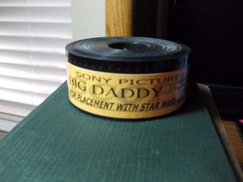 BIG DADDY ADAM SANDLER 35mm Movie Trailer Film STAR WARS PLACEMENT
