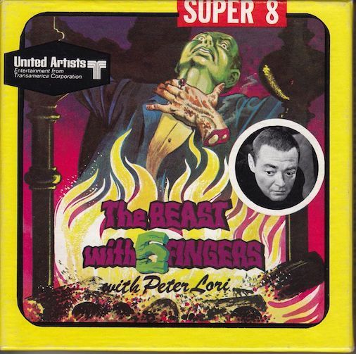 THE BEAST WITH FIVE FINGERS SUPER 8MM HOME MOVIE CUTDOWN VERSION