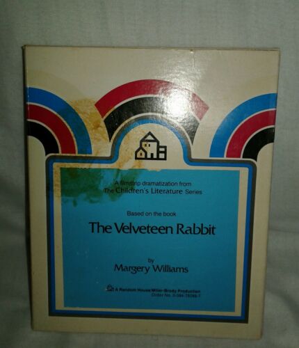 Vintage Random House Book Margery Williams The Velveteen Rabbit Filmstrip/Tapes