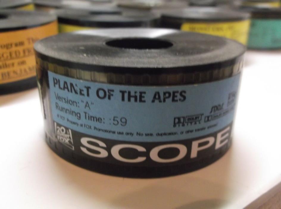 PLANET OF THE APES (2001) 35MM Movie Trailer Film 20th Century FOX Scope :59 W@W