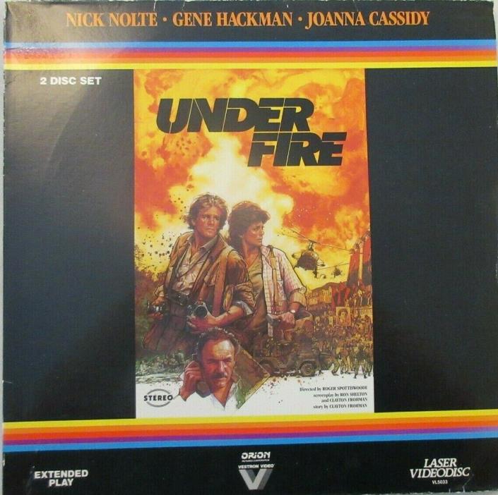 Under Fire 2 Disc Set 1984 Laser Disc 