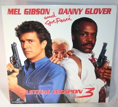 Laserdisc {b} * Lethal Weapon 3 * Mel Gibson Danny Glover Joe Pesci Widescreen
