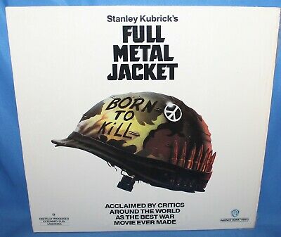 Full Metal Jacket Laserdisc 1987 Warner Bros Video Laser Disc