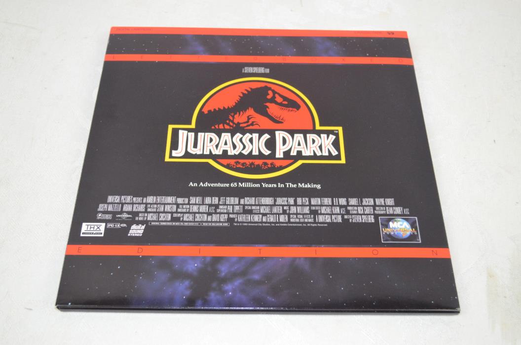 Letter boxed Jurassic park movie Laserdisc excellent condition