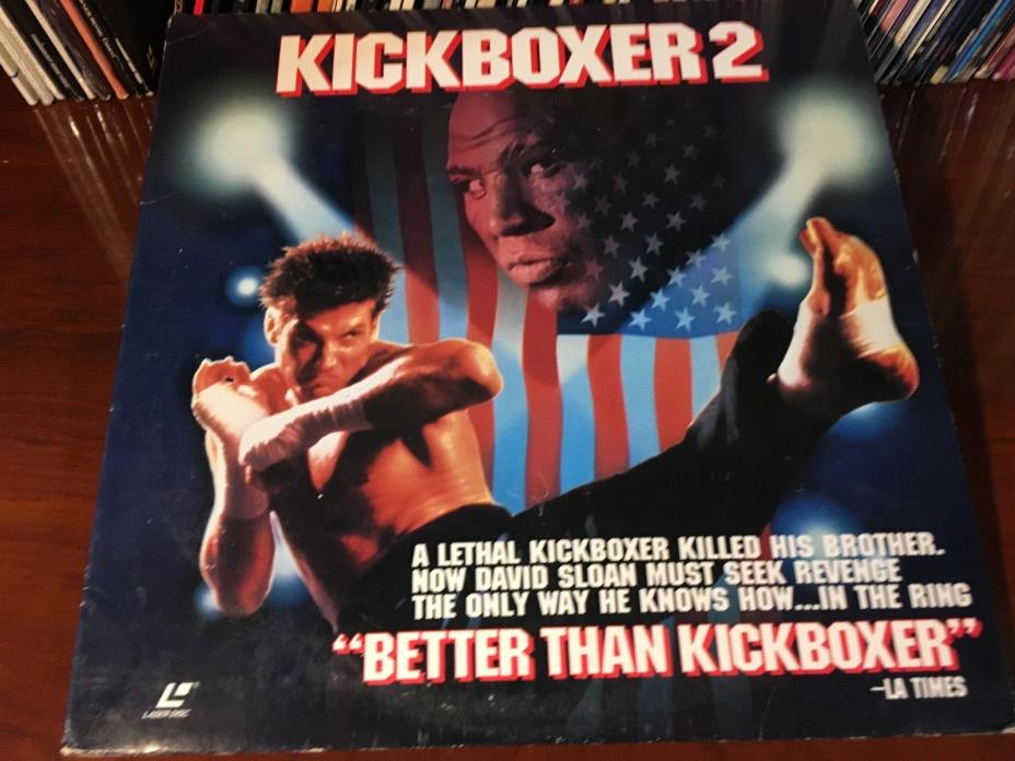 Laserdisc KICKBOXER 2: THE ROAD BACK 1990 Dennis ChanCary-Hiroyuki Tagawa LD