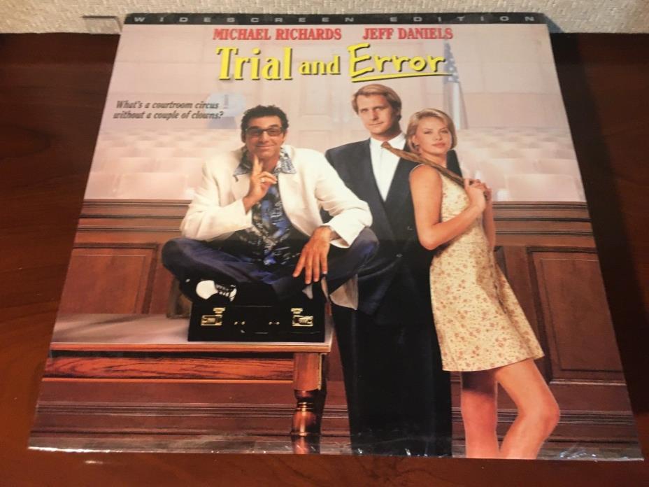 Laserdisc TRIAL AND ERROR 1997 CharlizeTherone Widescreen NEW SEALED UNOPENED #2