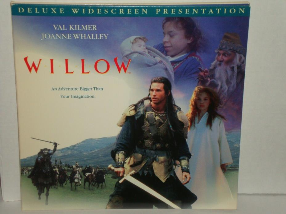 Willow Deluxe Widescreen THX Laserdisc Val Kilmer 1995 Gatefold OOP
