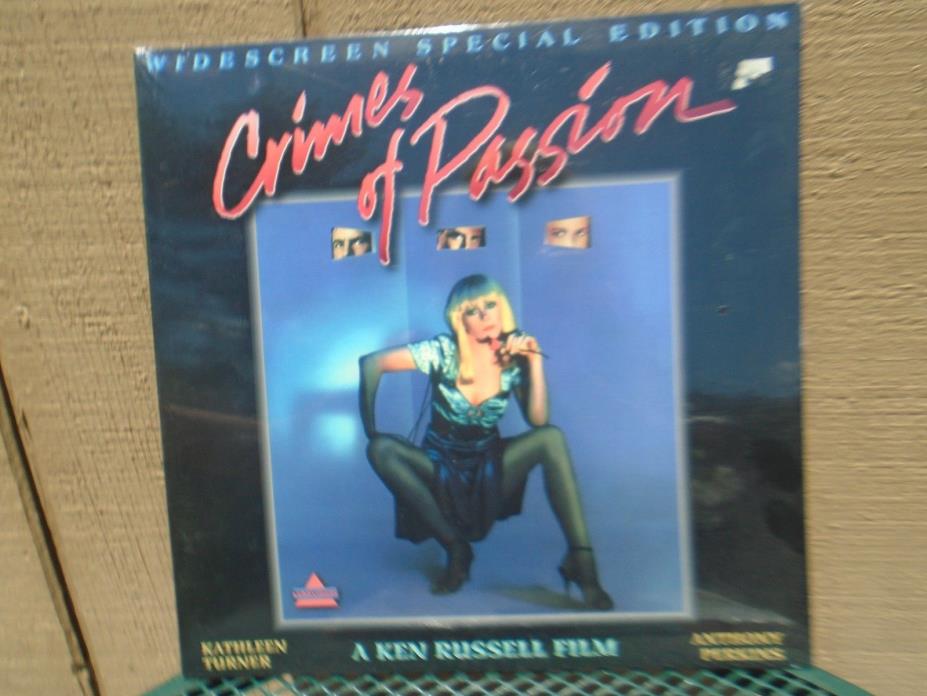 Crimes of Passion Turner / Perkins Laser Disc Laserdisc New Factory Sealed