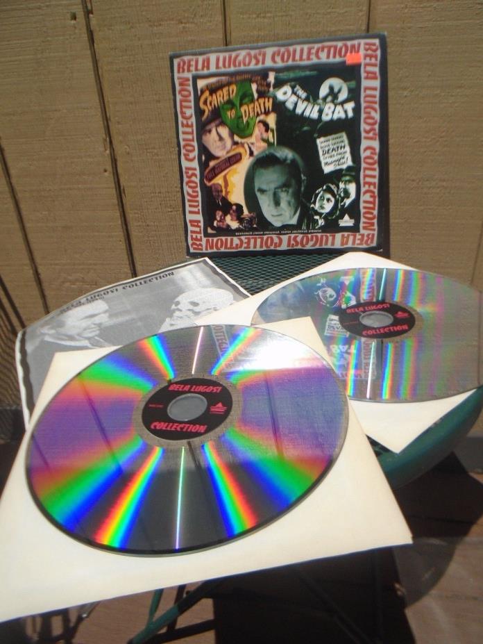 Bela Lugosi Collection The Devil Bat & Scared to Death Laser Disc Laserdisc