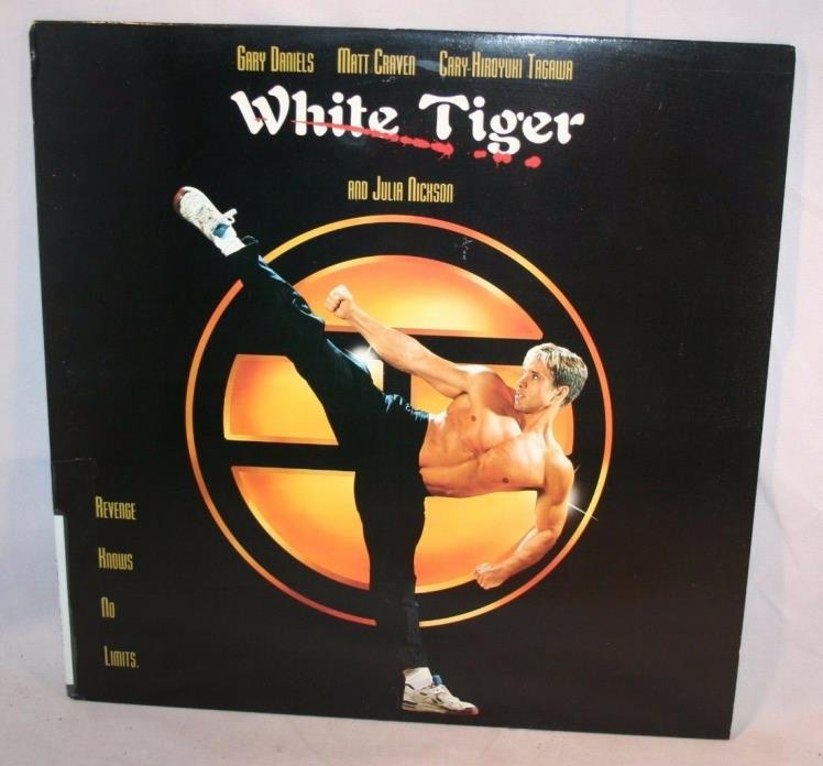 Laserdisc [t] * White Tiger * Gary Daniels Mig Macario Kelly Benson Very Rare