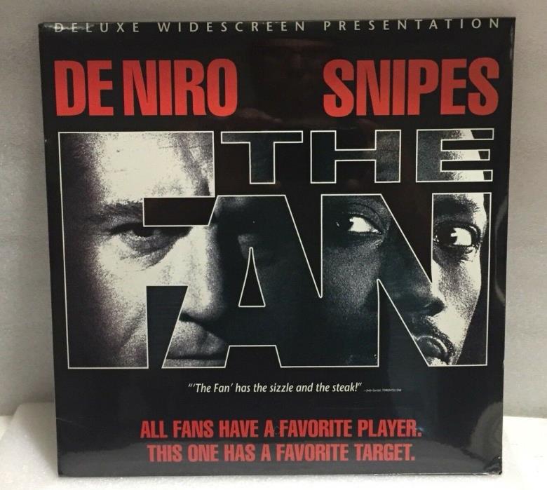 The Fan, Robert De Niro, Wesley Snipes, Deluxe Widescreen LaserDisc - NIP
