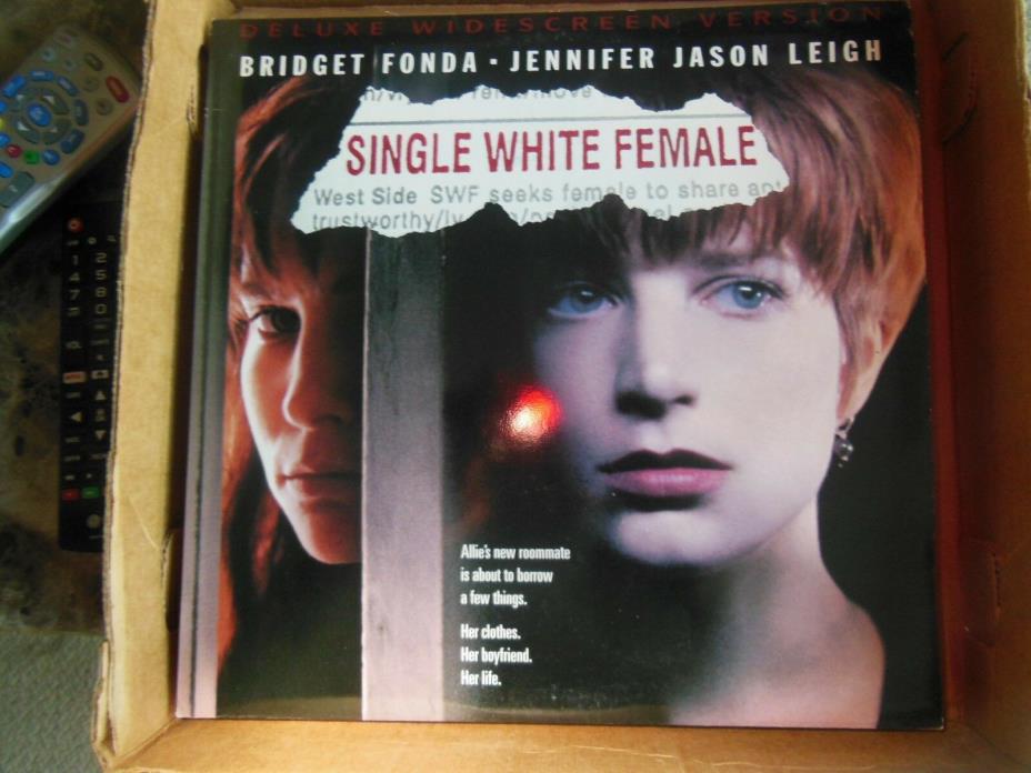 Single White Female - LASERDISC - Jennifer Jason Lee _ Bridget Fonda