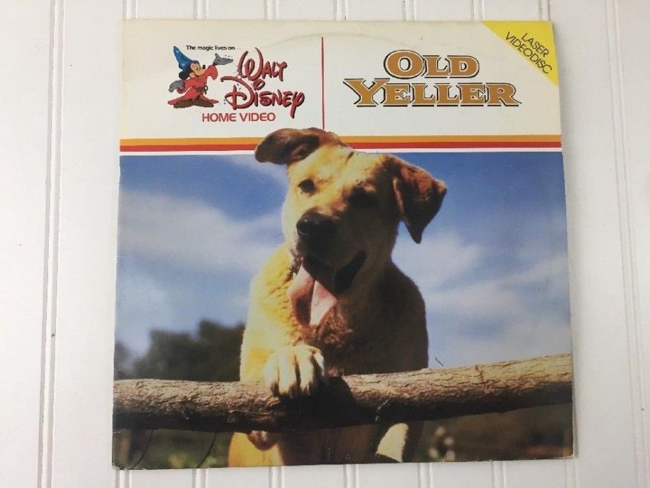 Walt Disney Home Video Old Yeller Laser Video Disc x20
