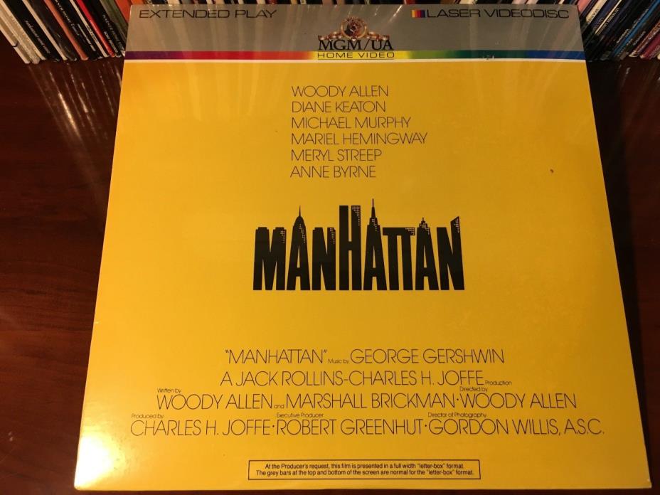Laserdisc MANHATTAN 1979 Woody Allen Diane Keaton NEW FACTORY SEALED LD Lot#2