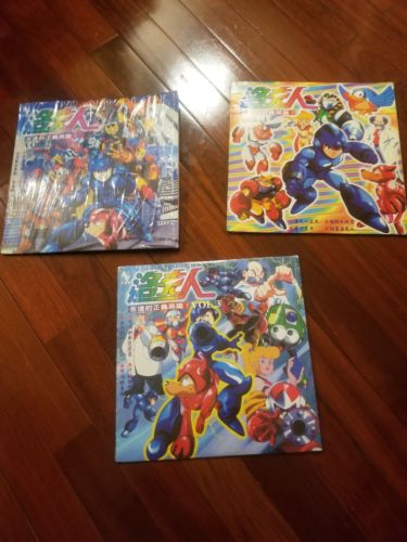 Mega Man Laser Disc Volume 1 2 3 Collection japan game  limited edition megaman