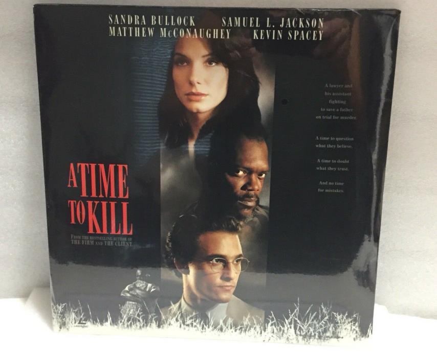 A Time to Kill, Bullock, Spacey, McConaughey, Jackson, WB LaserDisc - NIP