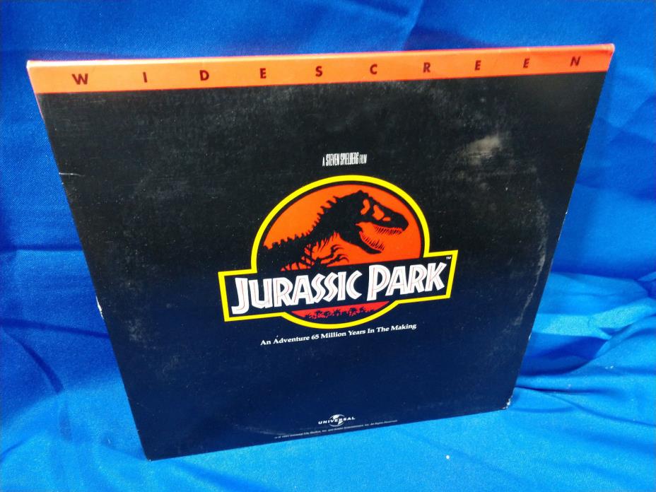 Jurassic Park Widescreen Laserdisc 1993 Film Movie Universal Steven Spielberg