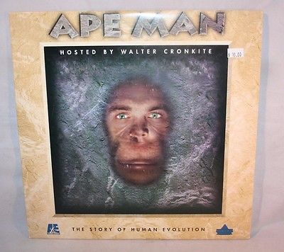 Laserdisc {F} * Ape Man * The Story Of Human Evolution Walter Cronkite