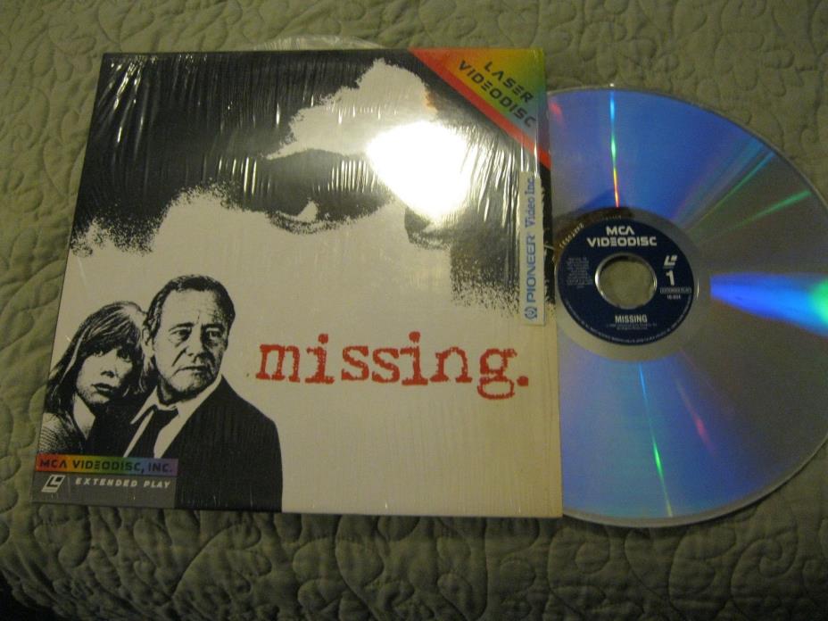 MISSING...... Laserdisc LD Jack Lemmon Sissy Spacek