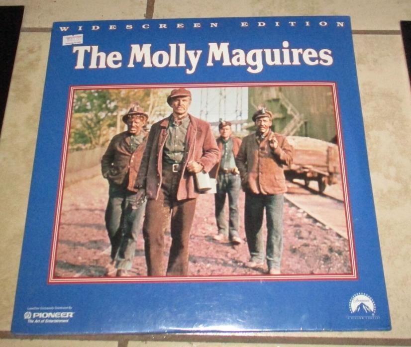 THE MOLLY MAQUIRES Laserdisc Sealed Video Laser Disc Widescreen Edition