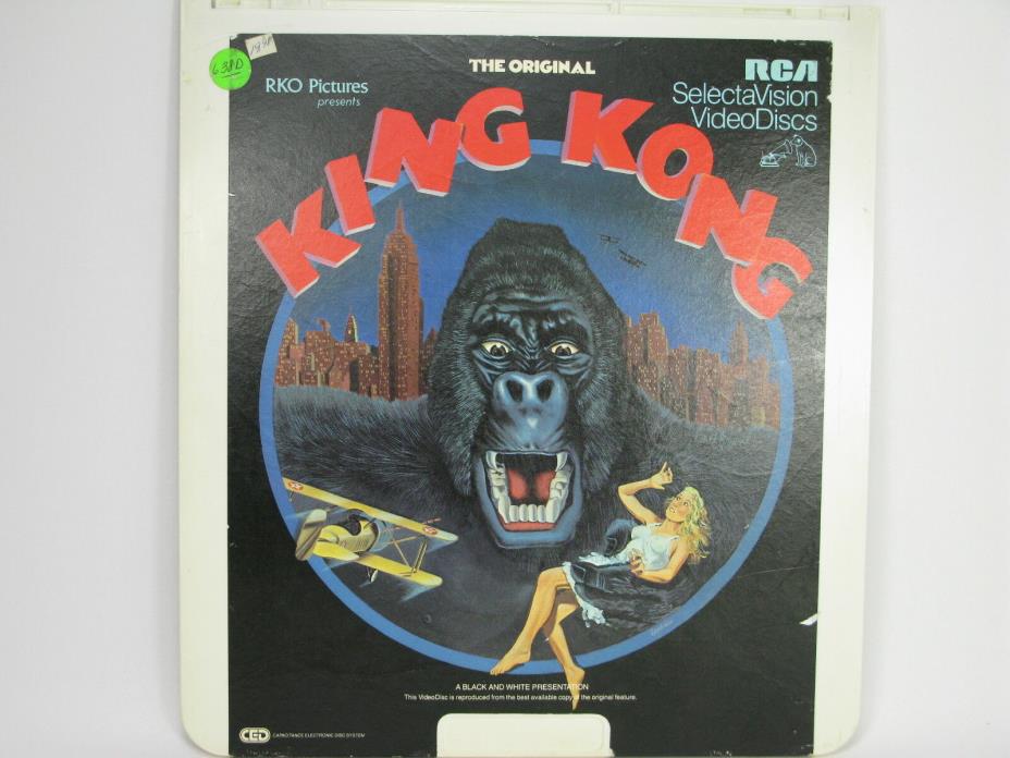 King Kong Original Movie - RCA Selectavision CED Laserdisc