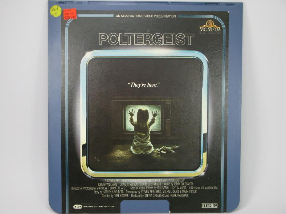 Poltergeist Movie - RCA Selectavision CED Laserdisc