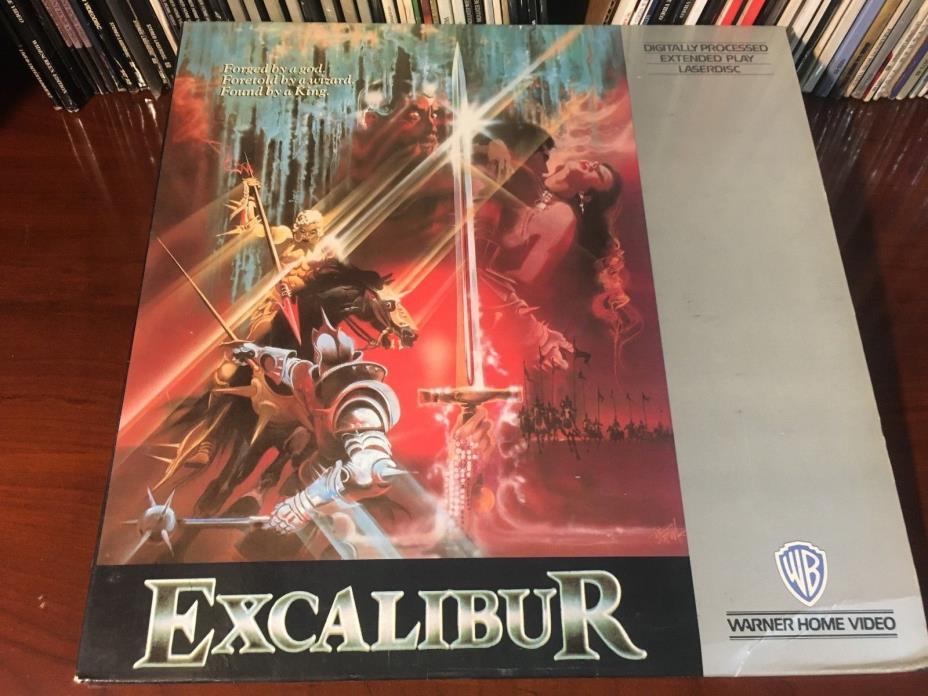 Laserdisc John Boorman's EXCALIBUR 1981 Nigel Terry Helen Mirren 2-Disc Lot#2