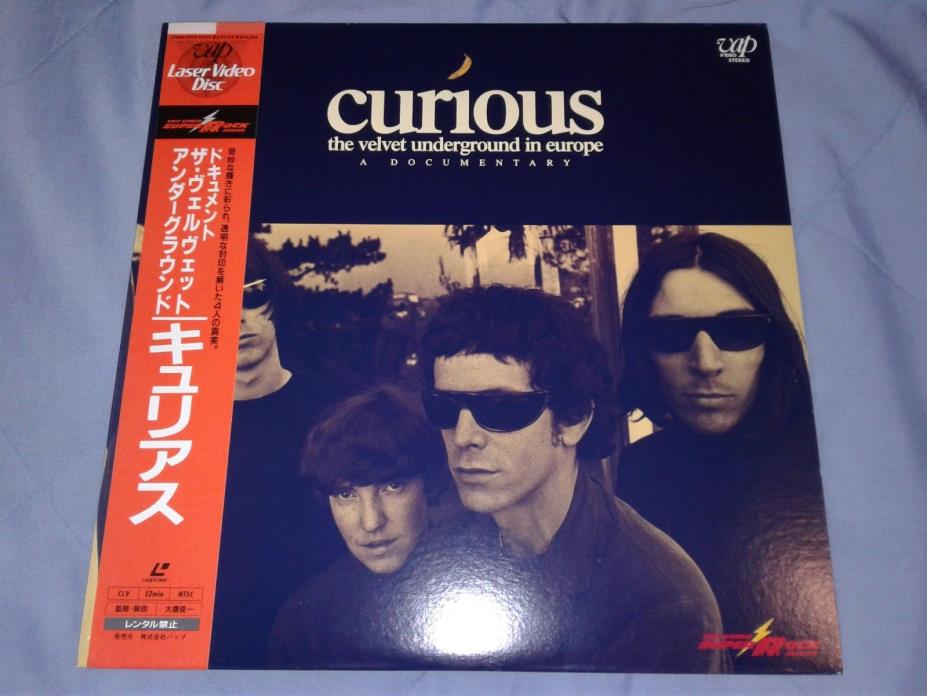 The Velvet Underground Curious Japan laserdisc mint