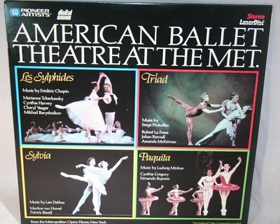 Laserdisc {i} * Les Sylphides/Triad/Sylvia * American Ballet Theater At The Met