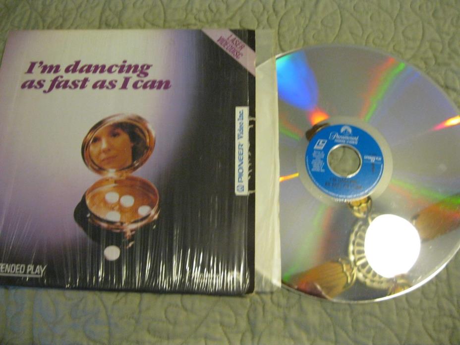 I'M DANCING AS FAST AS I CAN PARAMOUNT HOME VIDEO LASER VIDEODISC 1982