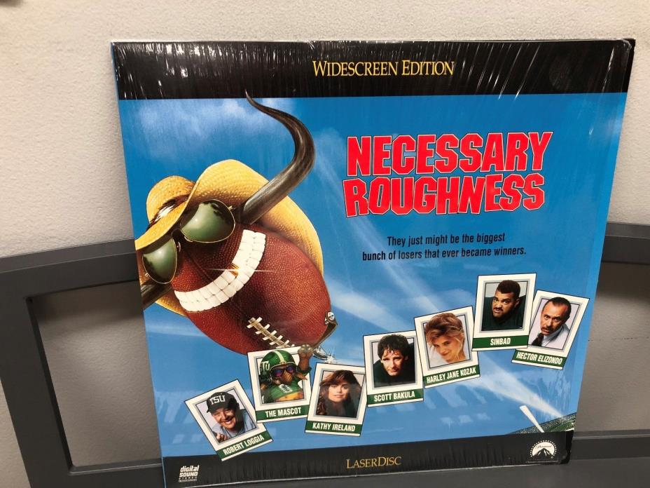 Scott Bakula Kathy Ireland-Necessary Roughness Vintage Movie Laserdisc Like New