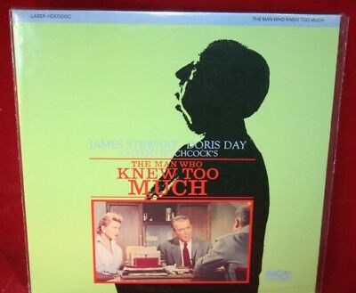 Laserdisc {n} * The Man Who Knew Too Much * James Stewart Doris Day Hitchcock