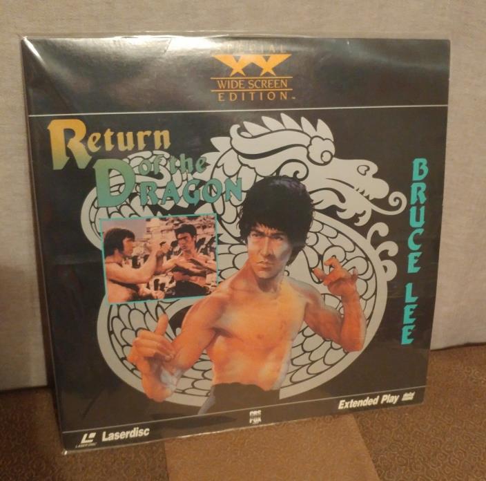Bruce Lee Return Of The Dragon Chuck Norris Rare Widescreen Laserdisc Kung Fu