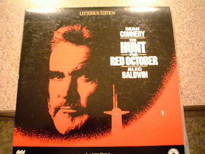 VINTAGE LETTERBOX EDITION THE HUNT FOR RED OCTOBER 2  LASER DISC