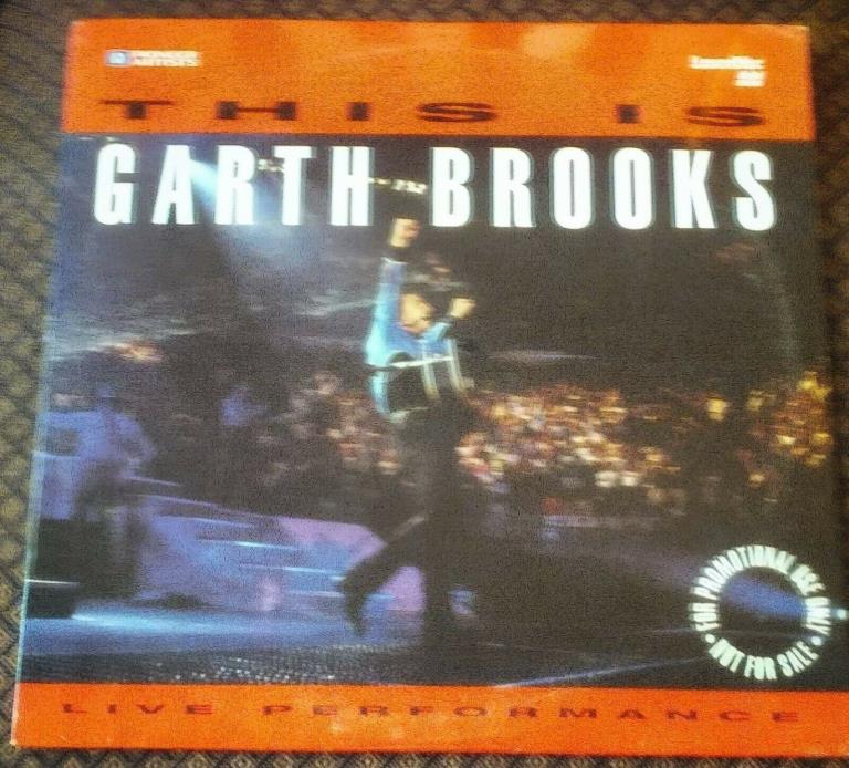 This Is Garth Brooks Live Performance Laserdisc - RARE MUSIC - BRAND NEW