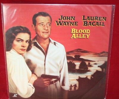 Laserdisc {n} * Blood Alley * John Wayne Lauren Bacall Paul Fix Widescreen