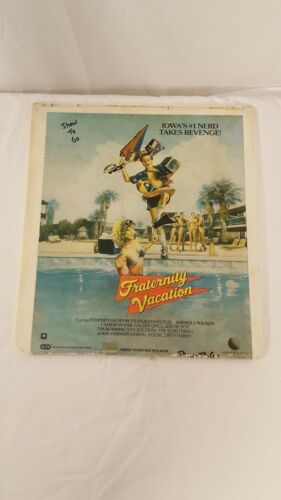 Fraternity Vacation Comedy Tim Robbins Movie Vintage CED VIDEO DISC Lazer disc