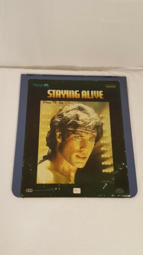 Staying Alive John Travolta Movie Vintage CED VIDEO DISC Lazer disc