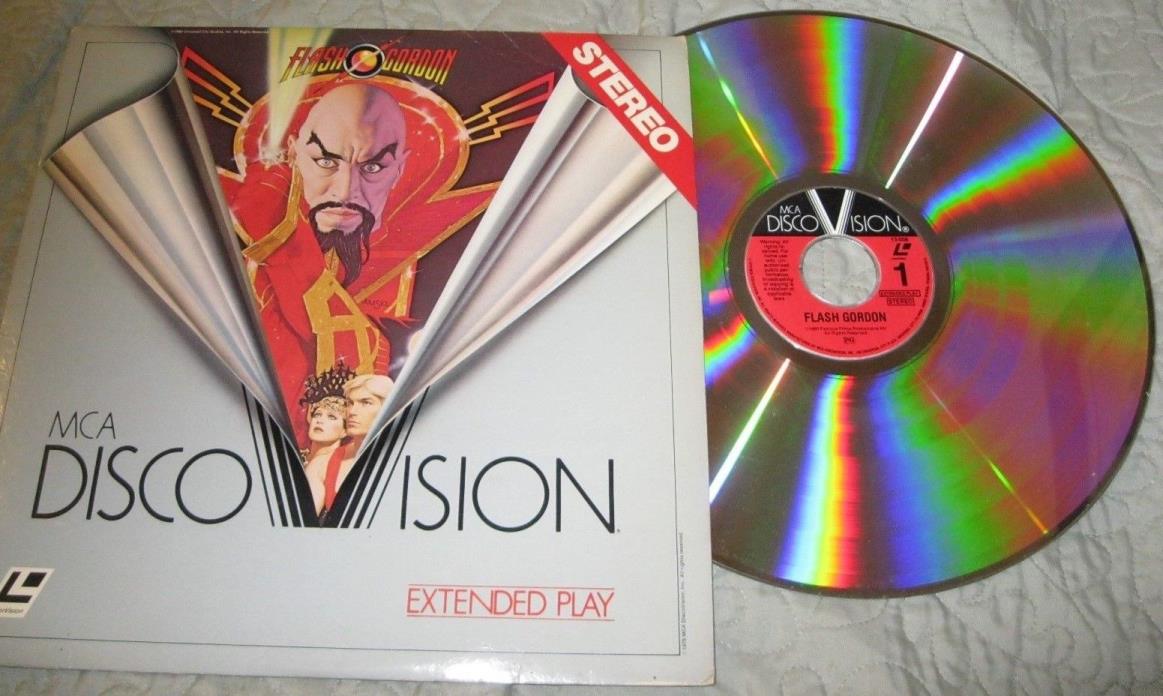 FLASH GORDON Laserdisc Extended Play DISCOVISION 80s SCI-FI CULT Movie SAM JONES
